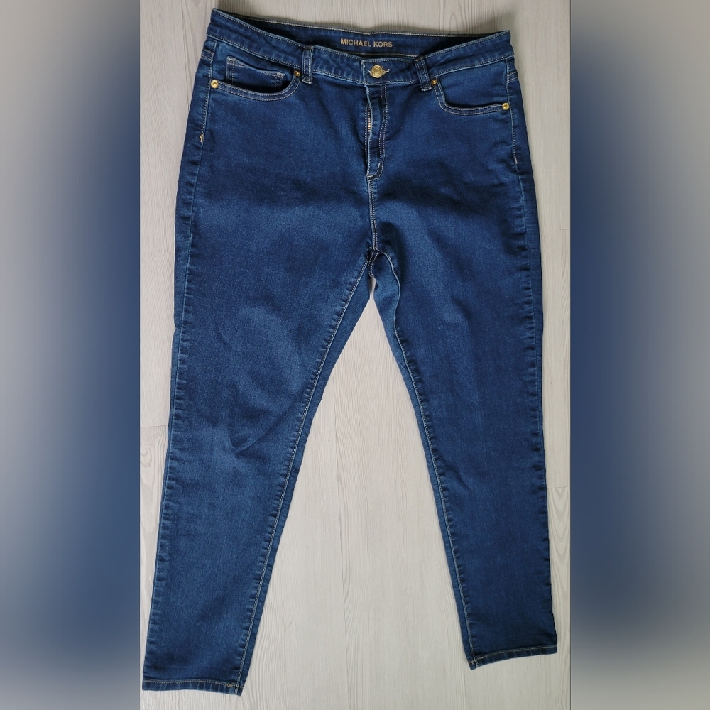 Michael Kors Blue Stretch Denim Jeans 14p